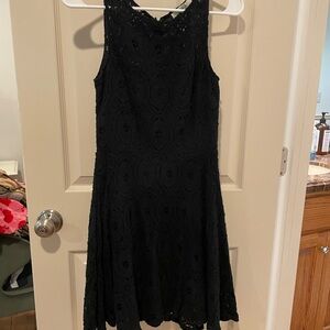 BB Dakota Black Lace Asymmetrical Dress